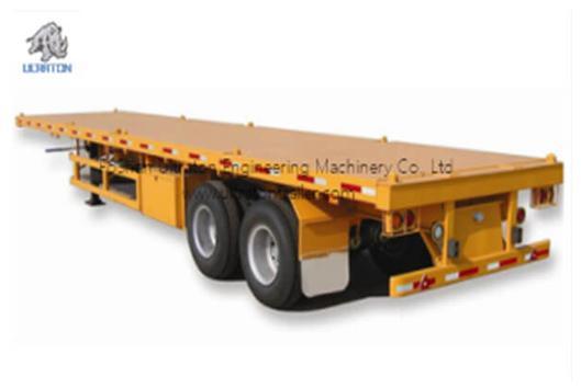2 Achsen 20ft Flachbettcontainer Transport Semi Truck Trailer