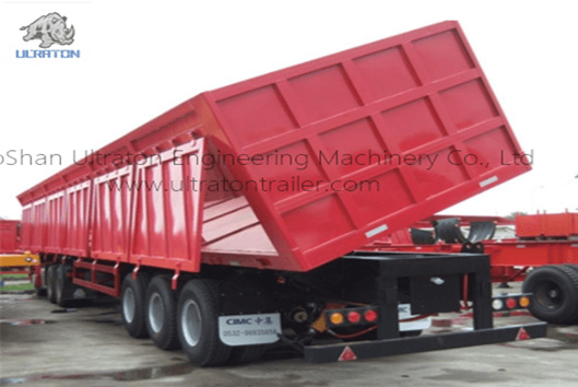 3-Achsen 60 Ton Semi Side Dump Trailer